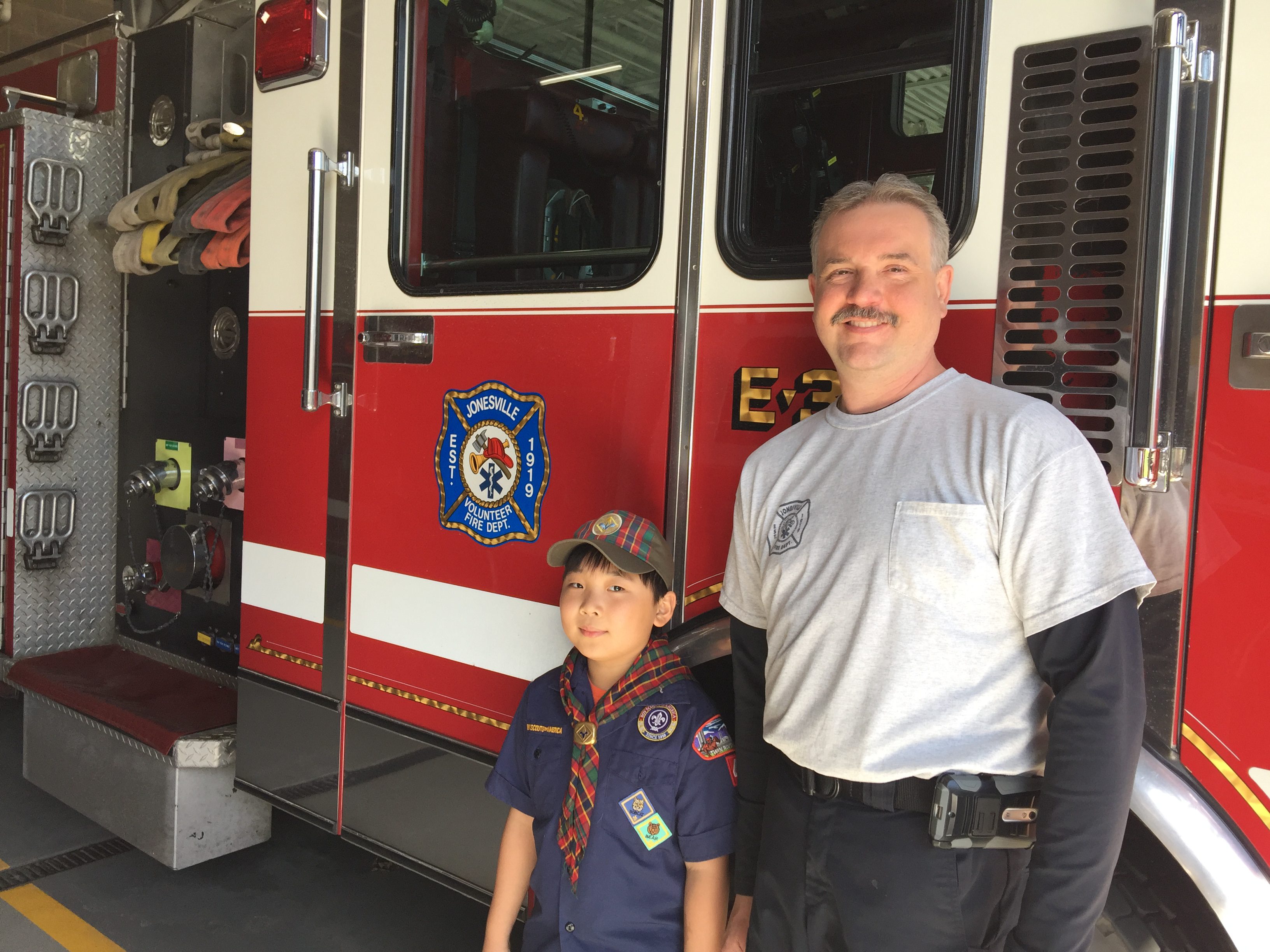 Bill and cub scout.